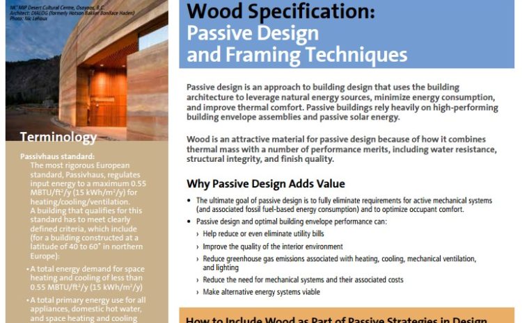  Wood Specification Green Building Rating System Guides